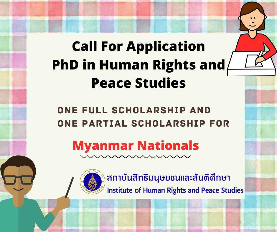 Call for Applications PhD in Human Rights and Peace Studies – Mahidol  University